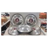 (5) Vintage 1951-52 DeSoto 15' Hubcaps