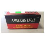 (50) Rounds 9mm Luger Ammo