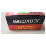 (50) Rounds 9mm Luger Ammo