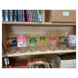 (7) 1970ï¿½s Oversized Drink Glasses, Carnival
