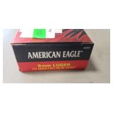 (50) Rounds 9mm Luger Ammo