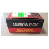 (50) Rounds 9mm Luger Ammo