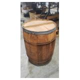 (1) Vintage Wooden Barrel/Nail Keg (19' Tall)