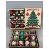 Vintage Shiny Brite Christmas Ornaments
