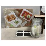 Celebrations 3 Pc. Platter Set, Sourdough Starter