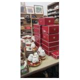 Assortment Of Mikasa Palatial Holly Gold China w/