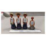 (4) Terracotta Figurines