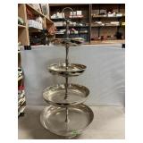 (4) Tier Silverplate Server