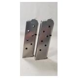 (2) .45 ACP Auto Magazines