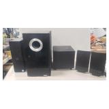 Dell Desktop Computer, Toshiba Subwoofer, Altec