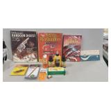 Tray Of Assorted Items Including Firearm Books,