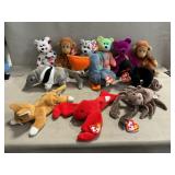 (12) Ty Beanie Babies