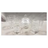 1880's EAPG LaBelle (4) Piece Glass Set