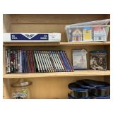 Shelf Lot Of DVDï¿½s, War, Educational