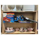 Shelf Lot With Play Cash Register, B. O. Panda,