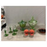 Indiana Glass Compote, Anchor Hocking Candy Dish,