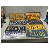 License Plate Assortment, Vintage Crown Victoria