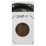 (1) 1948-D Lincoln Cent Coin