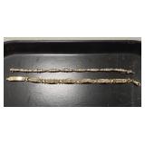 (2) Ladies Bracelets (One Marked 10K & One Marked