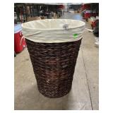 Wicker Lined Hamper/Storage Basket