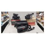 (3) Vintage RCA Color Video Cameras