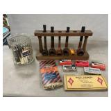 Pipe Rack With Pipes, Filters, Matchboxes
