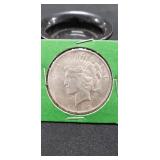(1) 1923 U.S. Silver Peace One Dollar Coin (90%