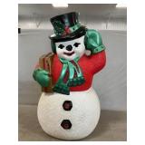 Ceramic Lighted Snowman, 19ï¿½ High