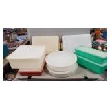 (8) Assorted Vintage Tupperware Containers