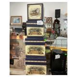 (4) Pc. Nesting Boxes (1 With Torn Corner)