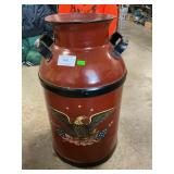 Decorated Milk Can