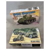 Dragon Sherman Tank, Fujimi Cargo Carrier Model