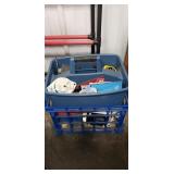 Box Lot Of Assorted Tools, Small Electric Fan &