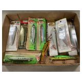 Lot Of (10) Top Water & Assorted Fishing Lures