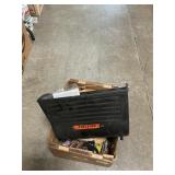 Box Lot With Vertical Paint Tray, Ladder Trestle