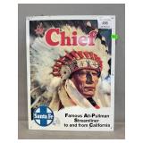 Retro Santa Fe Railroad Sign