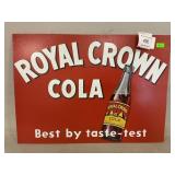 Retro Metal Royal Crown Cola Sign