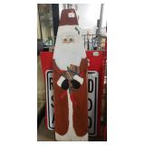 "Santa Claus" Painted Vintage Wooden Ironing