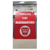 (1) Cardboard Sign "Pennsylvania Tires"