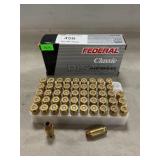 (50) Rounds Of Federal .45 Auto Ammo