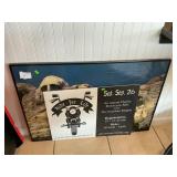 Framed Mt. Rushmore Puzzle, Motorcycle Ride For