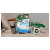Three Pound Bag Of Grass Seed, Bulb Planter &