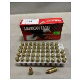 (50) Rounds Of 9mm Luger Ammo