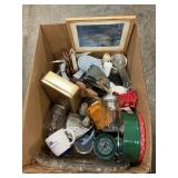 Box Lot With Glassware, Housewares, Home Decor