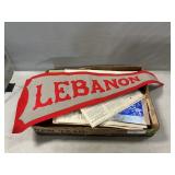 Lebanon Felt Pennants, Souvenirs, Ephemera