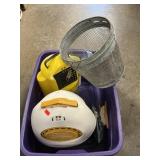 Tote With Bait Trap, Trolling Buckets