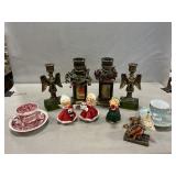 Vntage Napco Angels, Cups/Saucers, Candleholders
