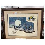 LE Signed "Snow Birds" Serigraph