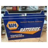 Metal NAPA Batteries Sign (34" x 29")