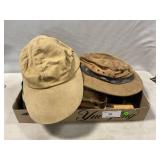 Assorted Tools, Tool Belt, Holster, Hats